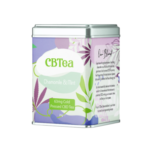 CBTea 63mg Cold Pressed Full Spectrum CBD Chamomile & Mint - 25g